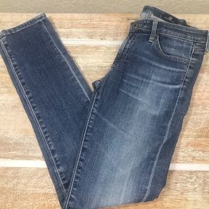 AG The Stilt Cigarette Leg Blue Jeans Size 26R